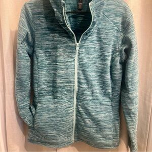 Mountain Hardwear Women’s Full Zip Hoodie Teal Heather Size XL